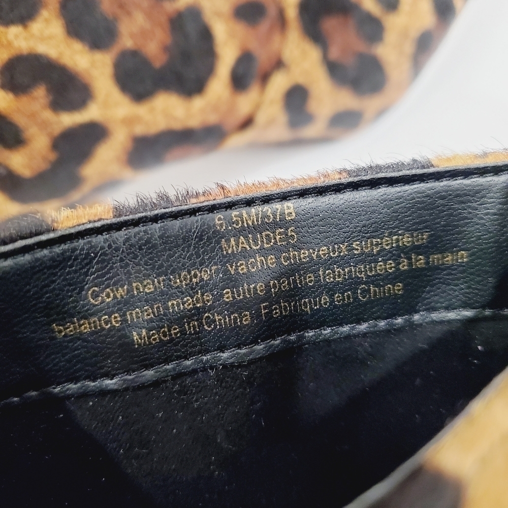 NWD Karl Lagerfeld Maude Leopard Print Ankle Bootie - Picture 5 of 7